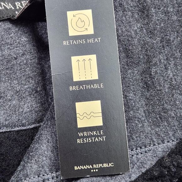 Banana Republic Hoodie Mens Large Ultrawarm Sherpa Fleece Pullover Performance - Picture 11 of 16